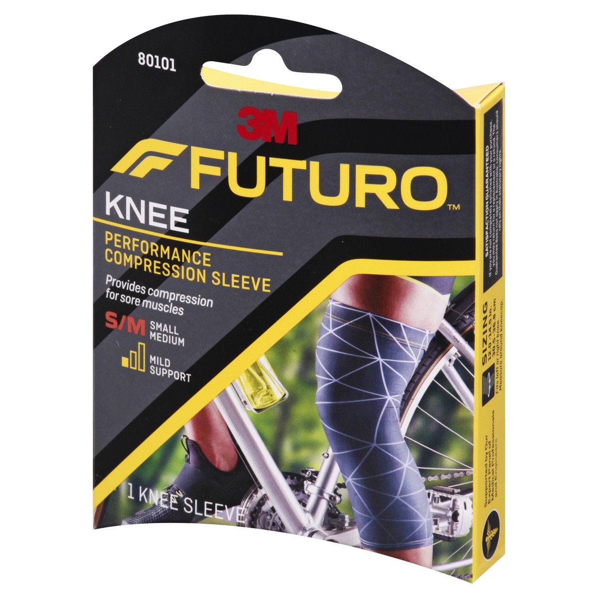 slide 7 of 9, 3M Futuro Small Medium Mild Support Knee Sleeve 1 ea, 1 ct