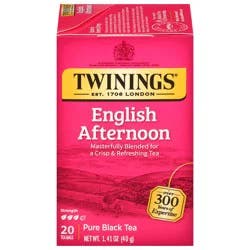 Twinings Tea Bags English Afternoon Pure Black Tea - 20 ct
