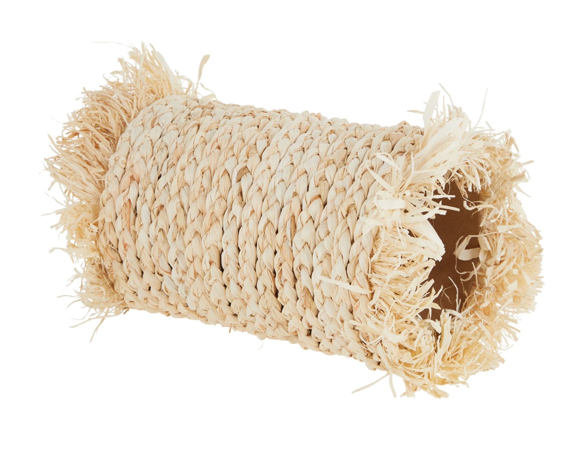 slide 1 of 1, Full Cheeks Small Pet Woven Husk Tunnel, 1 ct