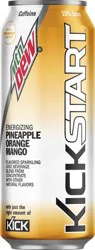 Mountain Dew Energy Drink, Hydrating Boost Pineapple Orange Mango - 16 oz