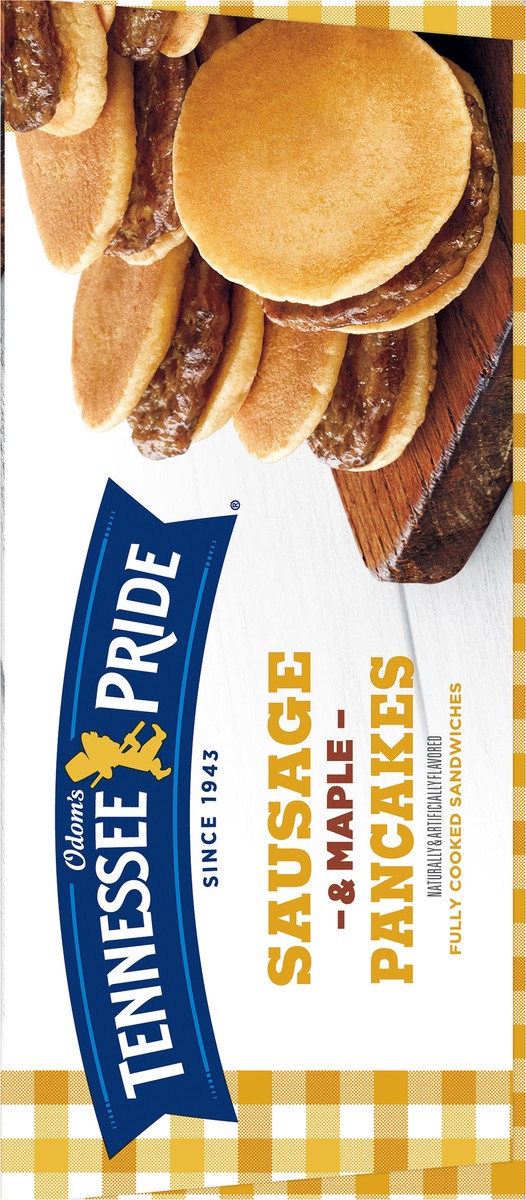 slide 7 of 11, Odom's Tennessee Pride Sausage & Maple Pancakes Snack Size 10 ea, 5 ct