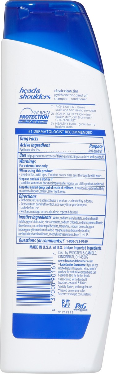 slide 11 of 13, Head & Shoulders Classic Clean 2 in 1 Shampoo + Conditioner 8.45 fl oz, 8.45 fl oz