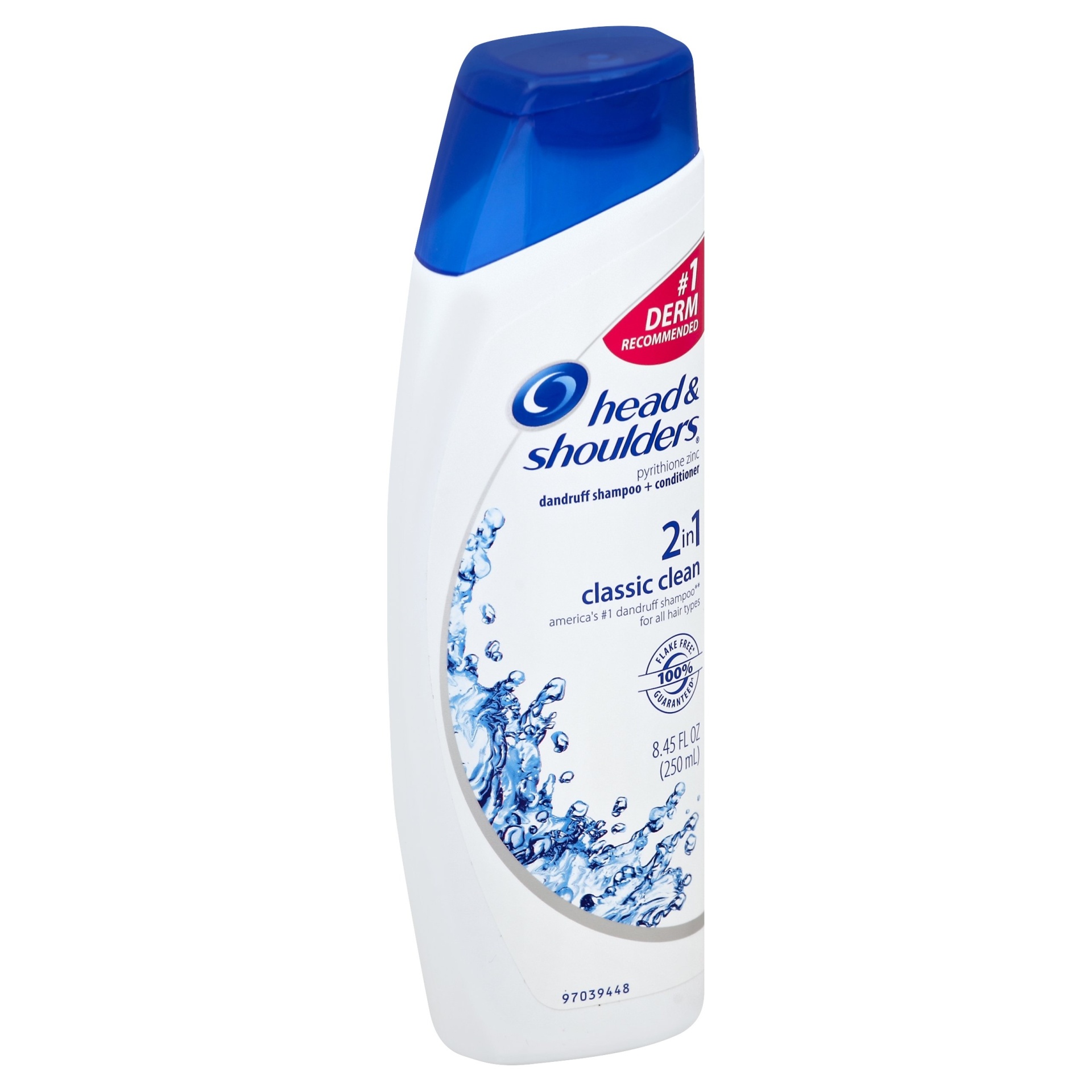 slide 1 of 1, Head & Shoulders Classic Clean 2 In 1 Dandruff Shampoo Plus Conditioner, 8.45 fl oz
