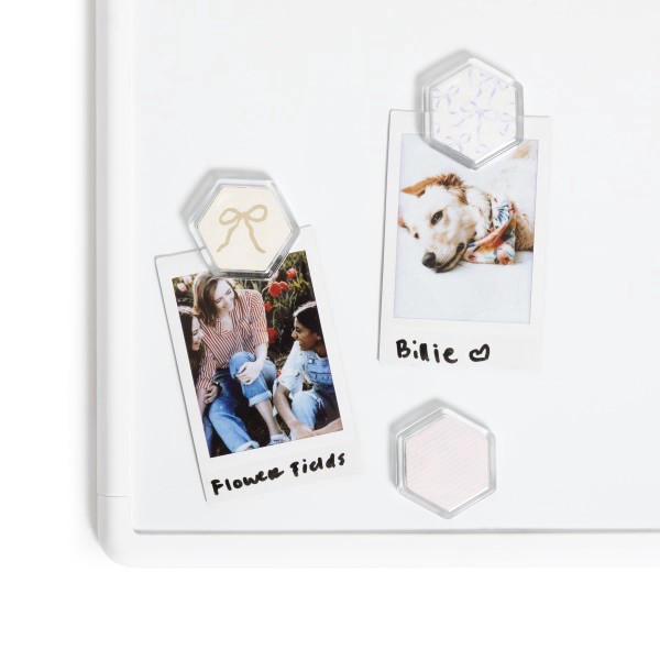 slide 3 of 4, U Brands® Charming Coquette Locker Magnets, 1-3/8"" x 1-1/2"", Multicolor, Set Of 6 Magnets, 1 ct