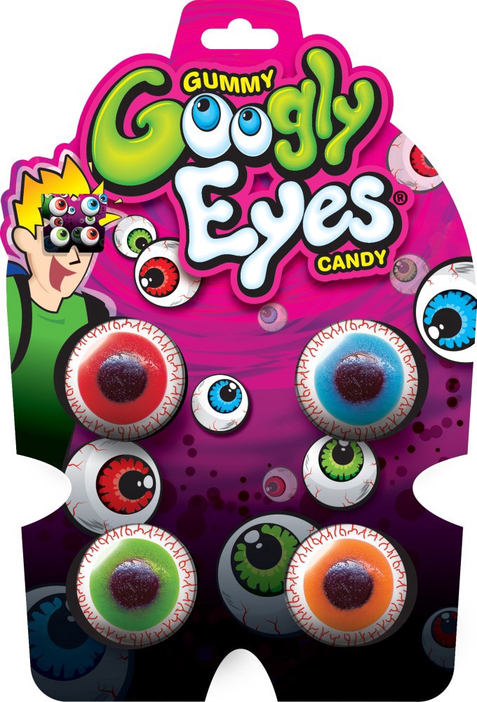 slide 1 of 1, Googly Eyes Gummy Candy, 1.97 oz