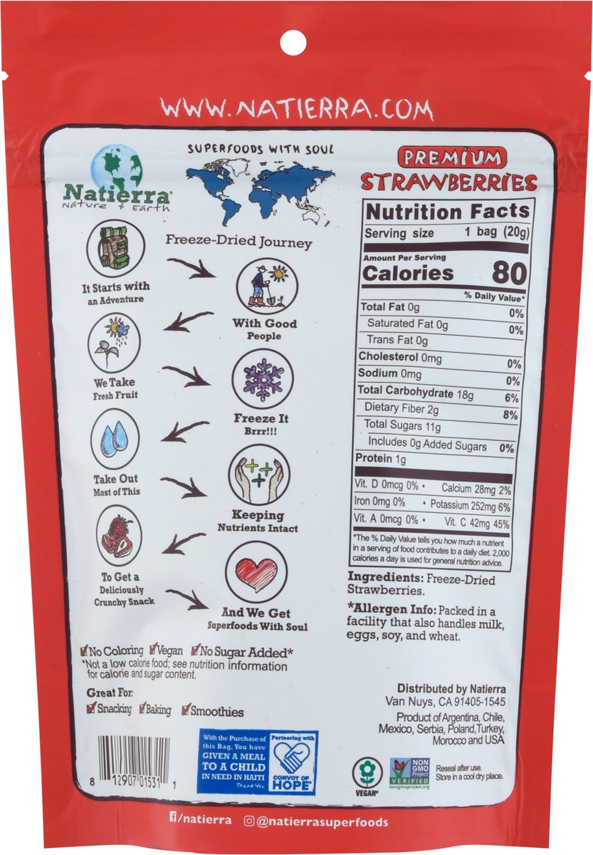 slide 2 of 12, Natierra Premium Strawberries 0.7 oz Pouch, 0.7 oz