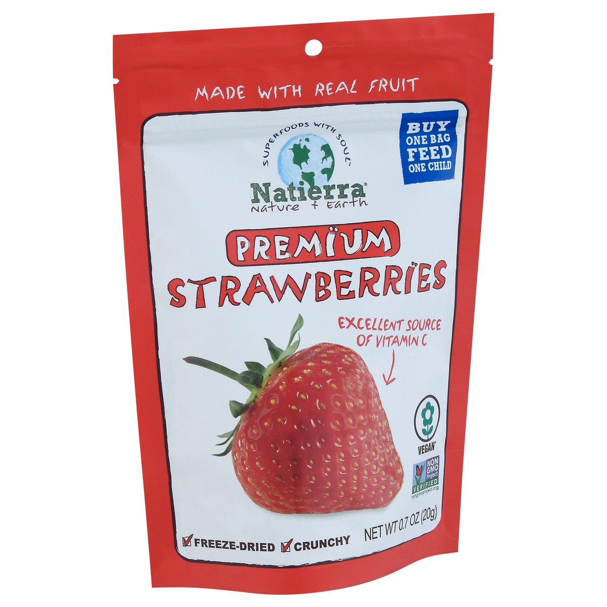 slide 10 of 12, Natierra Premium Strawberries 0.7 oz Pouch, 0.7 oz