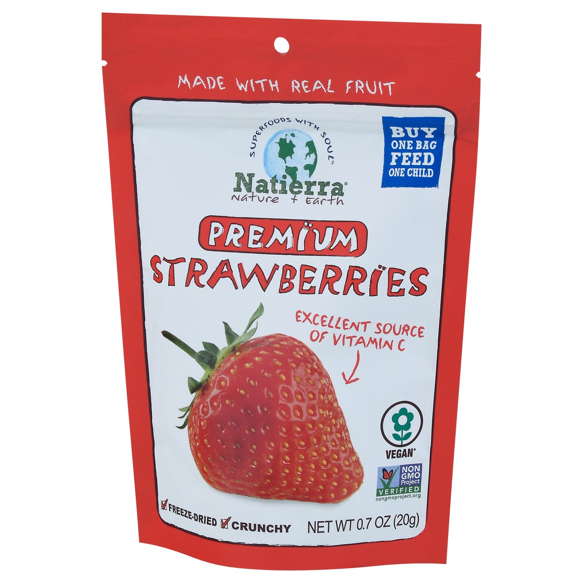slide 7 of 12, Natierra Premium Strawberries 0.7 oz Pouch, 0.7 oz