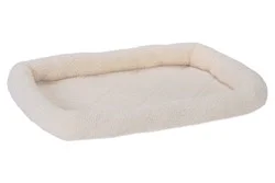 Faux Lambswl Small Crate Cream Bolster