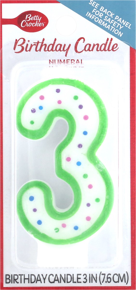 slide 1 of 10, Betty Crocker Birthday Candle, 1 ct