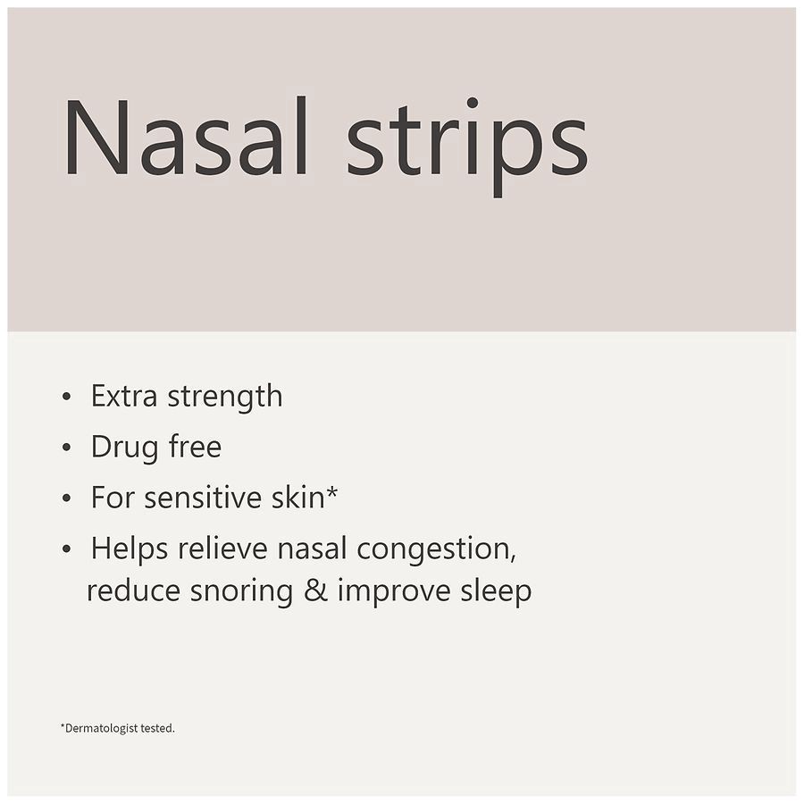 slide 4 of 5, Walgreens Extra Strengh One Size Nasal Strips, 26 ct