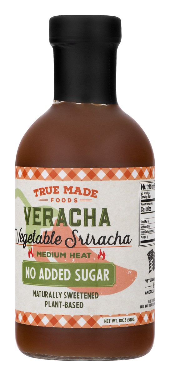 slide 4 of 11, True Made Foods Medium Heat Veracha 18 oz, 18 oz