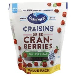 Ocean Spray 20oz Craisins Dried Cranberries- Reduced Sugar
