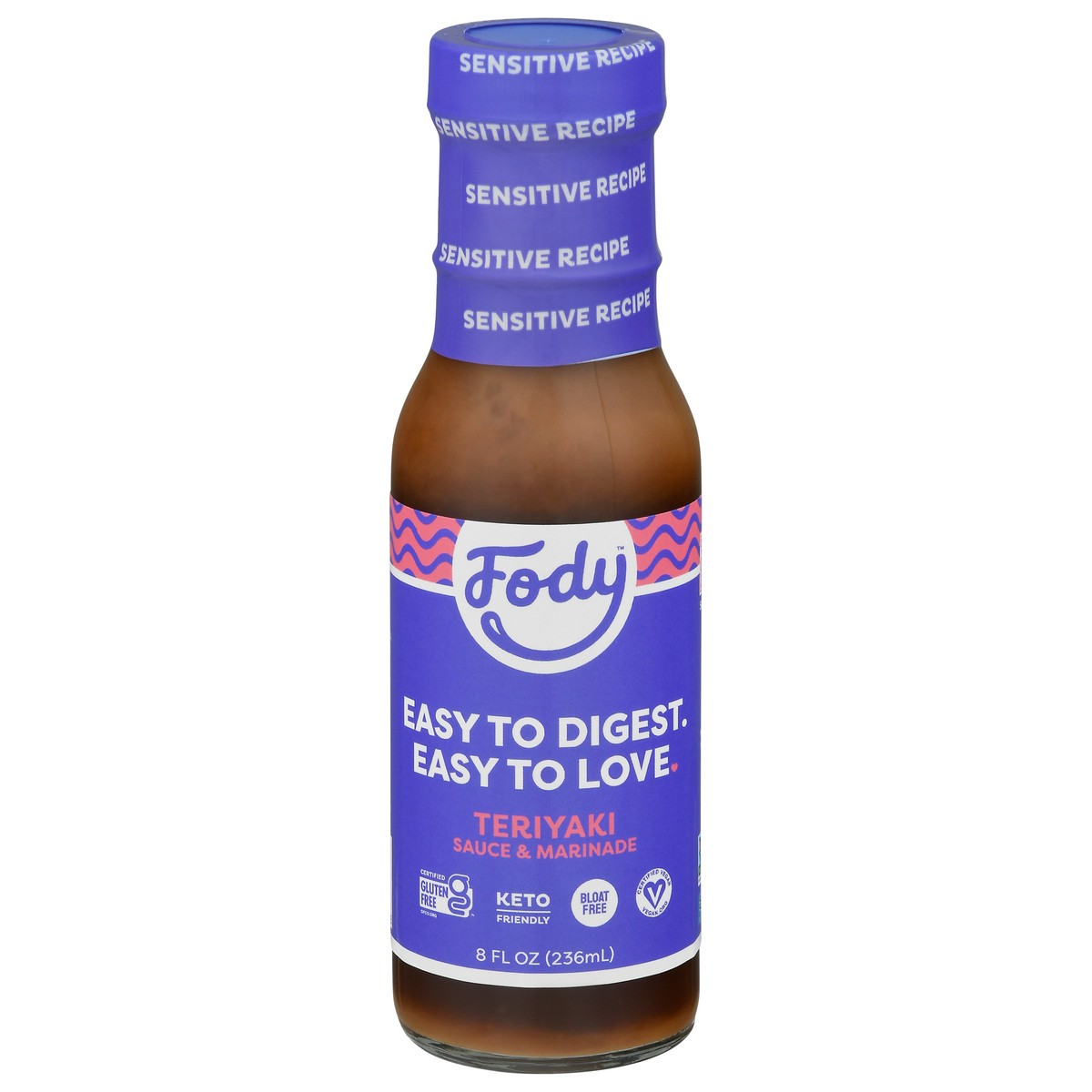 slide 1 of 12, Fody Teriyaki Sauce & Marinade, 8 fl oz