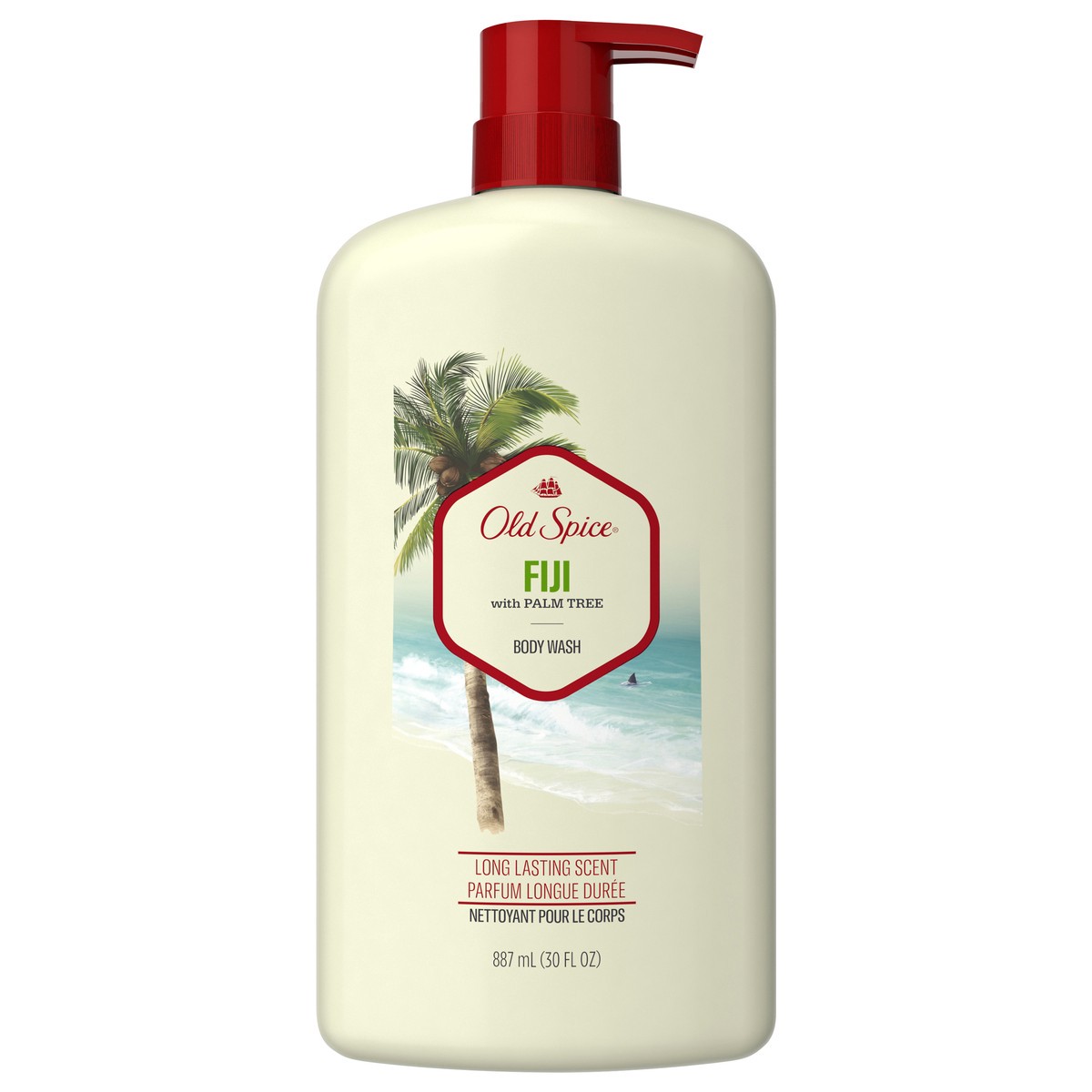 slide 1 of 3, Old Spice Men's Body Wash Fiji with Palm Tree, 30 oz, 30 fl oz