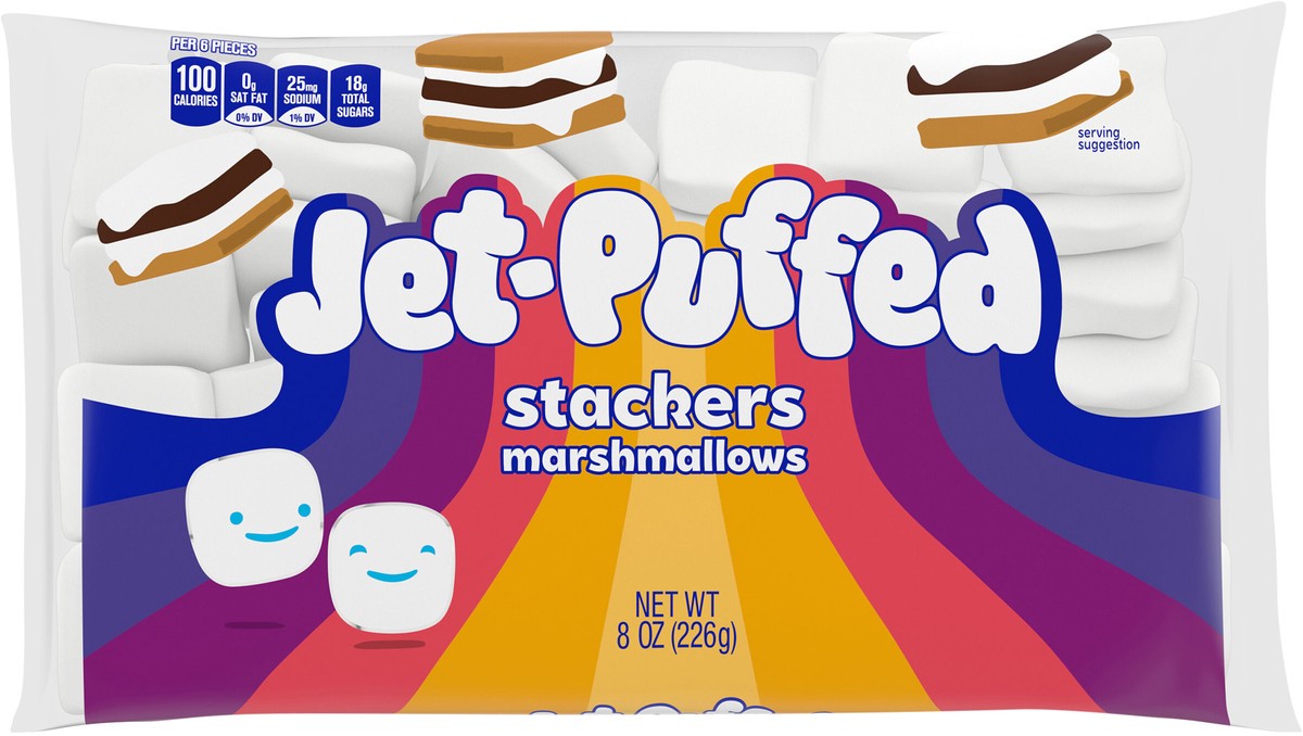 slide 4 of 9, Jet-Puffed Stacker Marshmallow Stackers, 8 oz