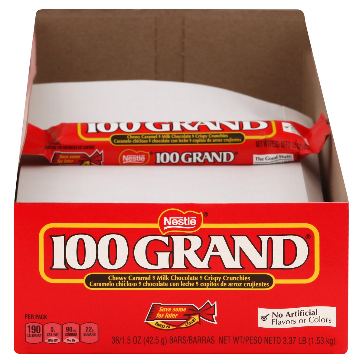 slide 1 of 8, 100 Grand 100 Grand Candy Bars 36 Ct, 1.5 oz