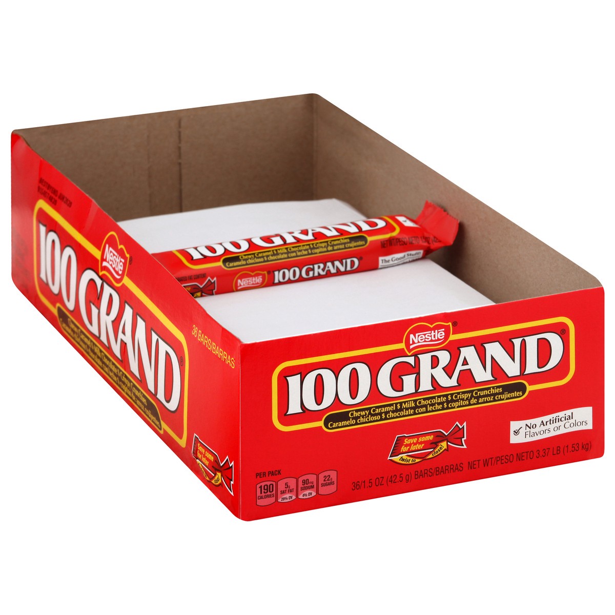slide 12 of 13, 100 Grand Chocolate Bar 1.5 oz, 1.5 oz