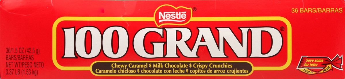 slide 5 of 13, 100 Grand Chocolate Bar 1.5 oz, 1.5 oz