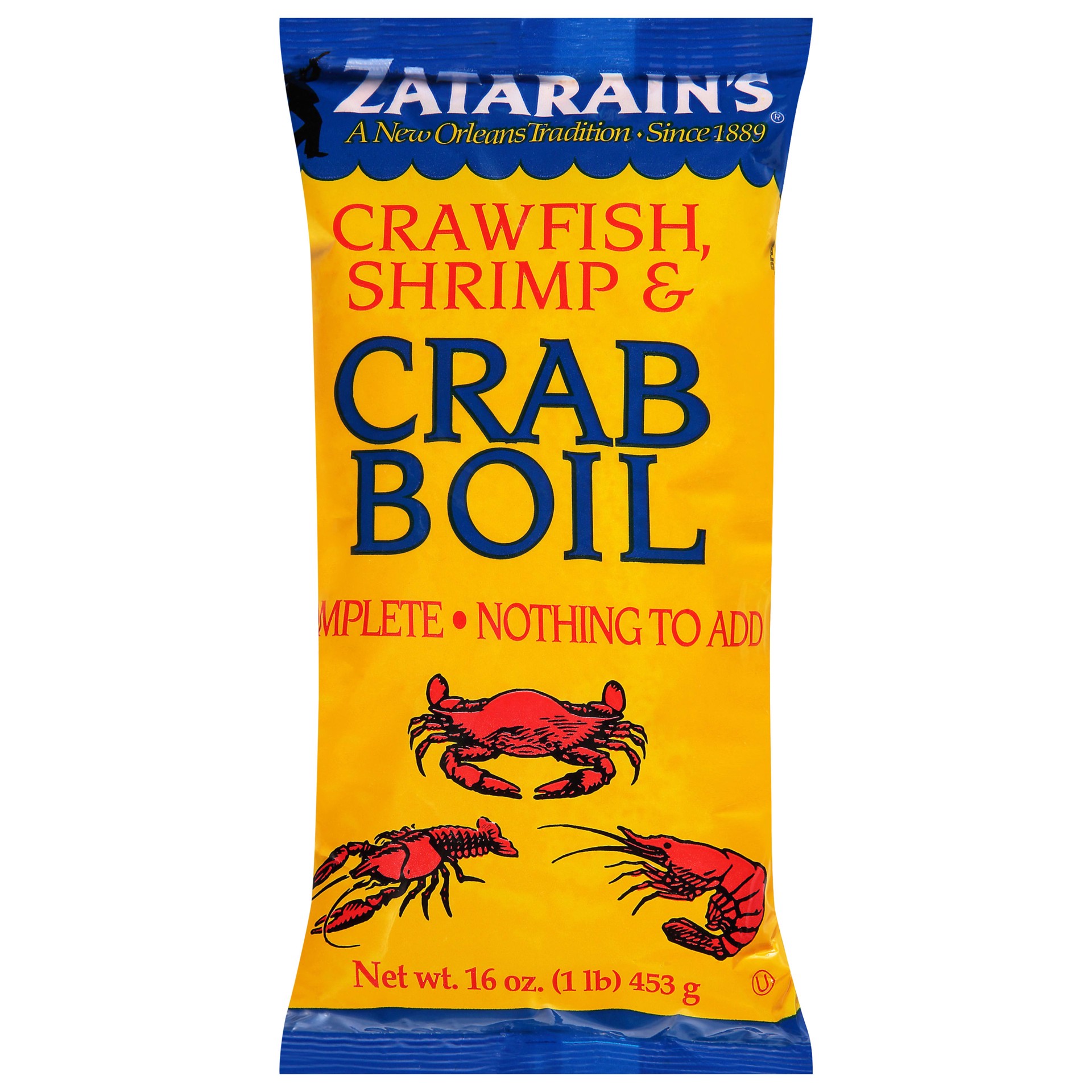 slide 1 of 9, Zatarain's Crab Boil Seasoning, 16 oz