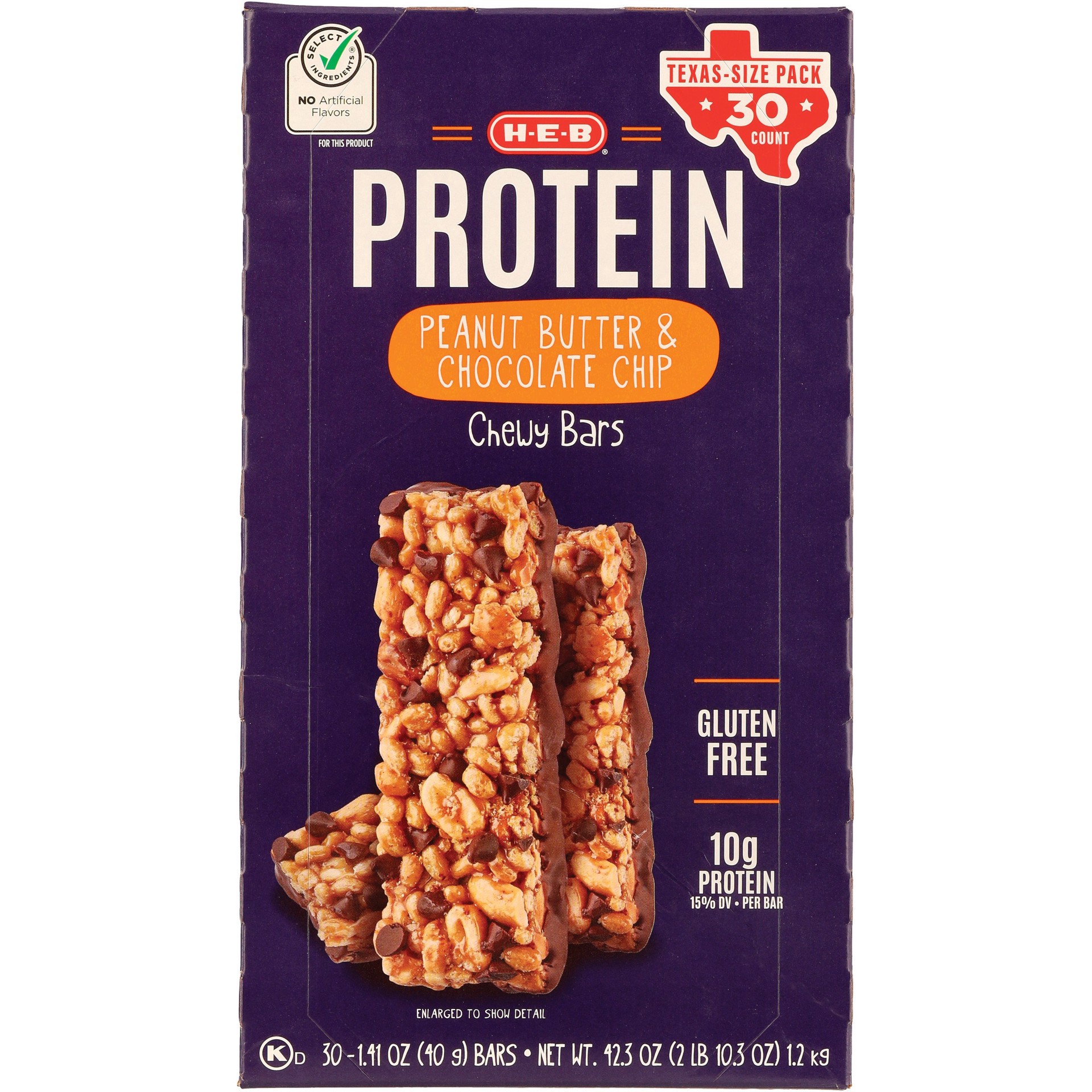 slide 1 of 1, H-E-B B & CC Protein Bar 30 Count, 30 ct