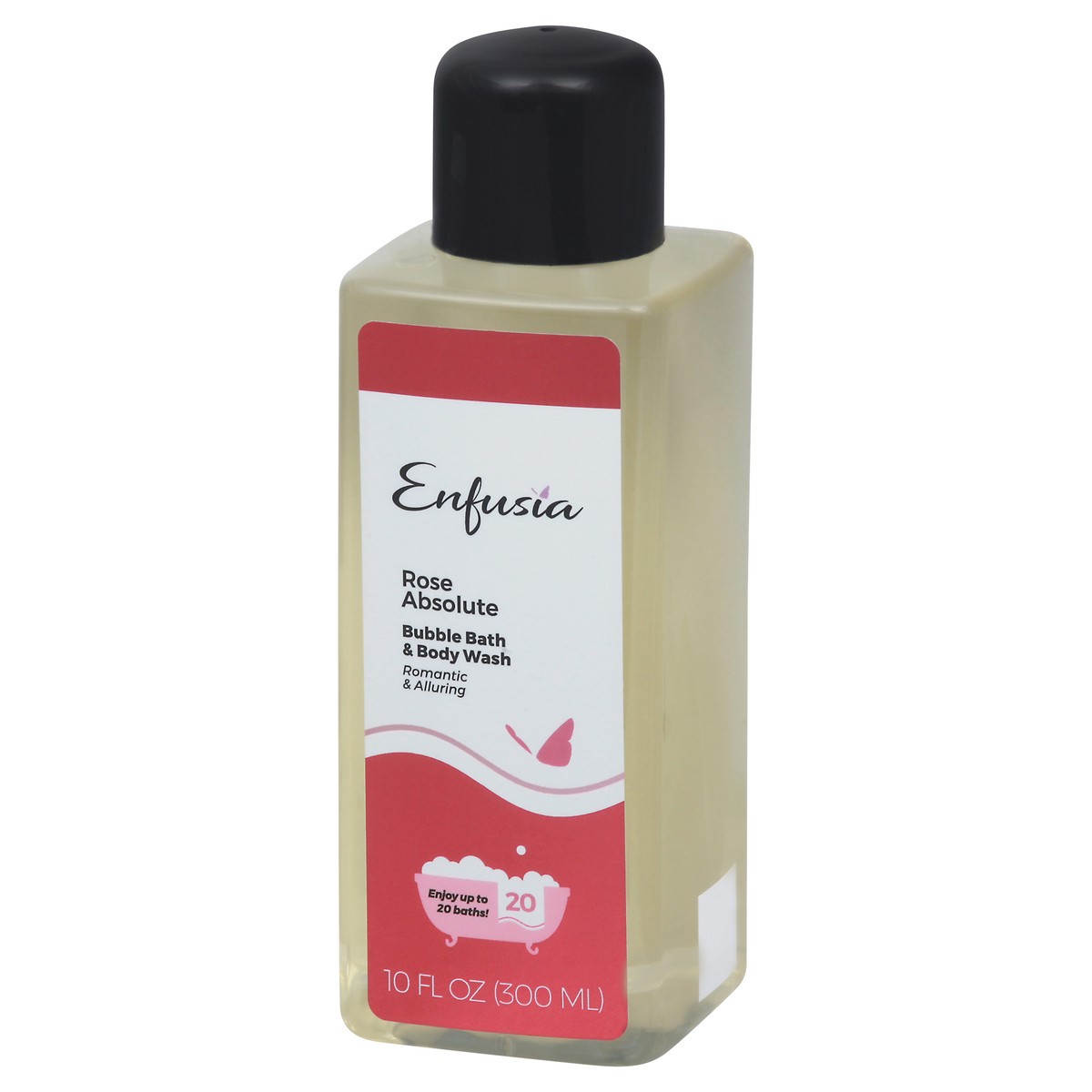 slide 3 of 9, Enfusia Rose Absolute Bubble Bath & Body Wash 10 fl oz, 10 oz