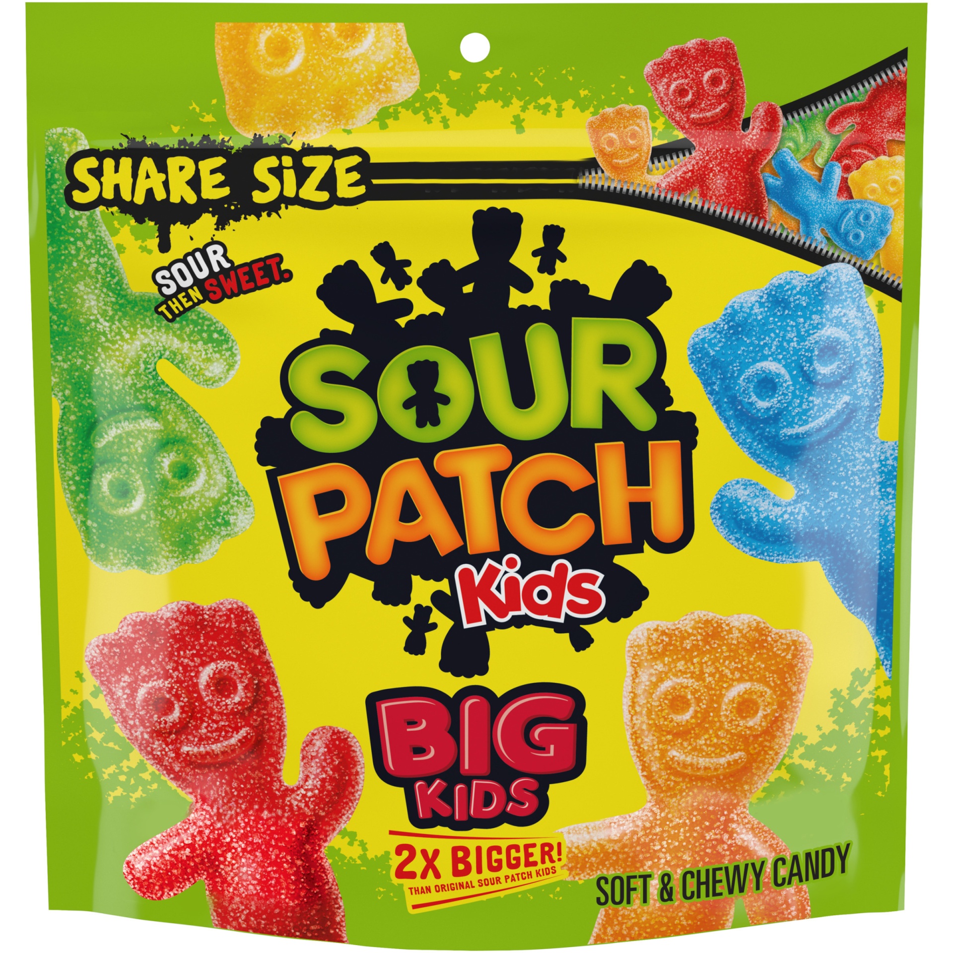 slide 1 of 5, SOUR PATCH KIDS Big Kids Soft & Chewy Candy, Share Size, 12 oz, 12 oz