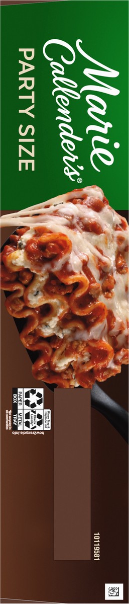 slide 3 of 14, Marie Callender's Party Size Meat Lasagna with Mozzarella & Ricotta Cheese in Hearty Marinara Sauce 90 oz, 90 oz