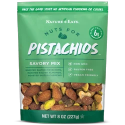 Nature's Eats Nuts for Pistachios Savory Mix, 8 Oz.