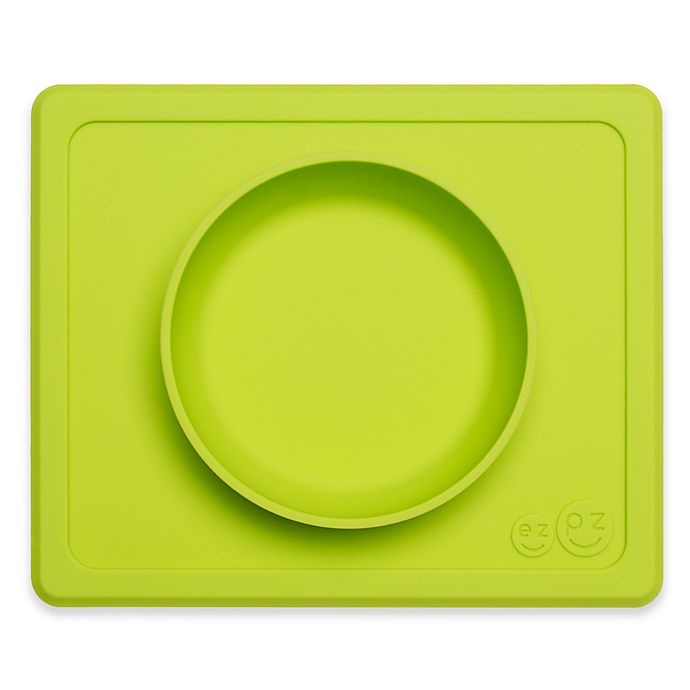 slide 1 of 8, ezpz Mini Bowl Placemat - Lime, 1 ct