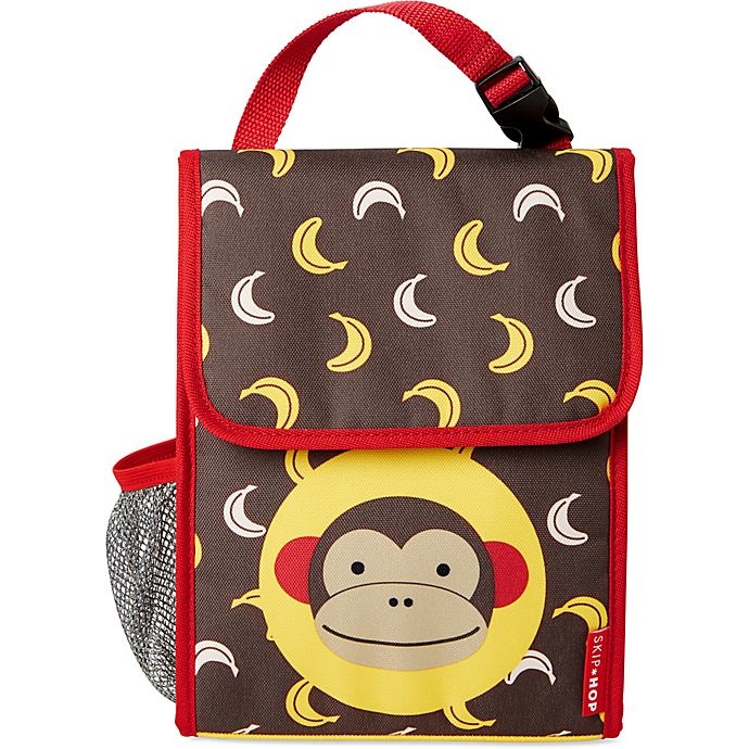 slide 2 of 5, Skip Hop Zoo Monkey Insulated Lunch Bag, 1 ct