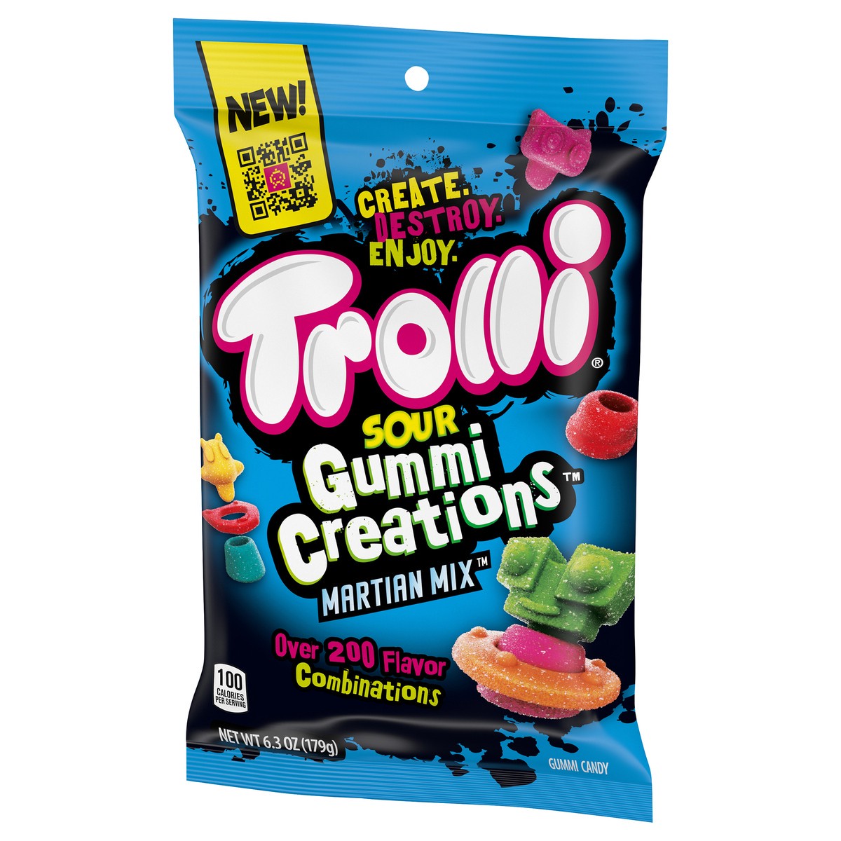 slide 6 of 11, Trolli Sour Gummi Creations Martian Mix Gummi Candy 6.3 oz 148380, 6.3 oz