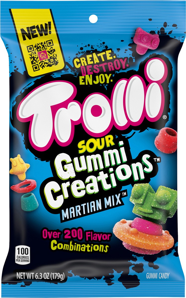 slide 11 of 11, Trolli Sour Gummi Creations Martian Mix Gummi Candy 6.3 oz 148380, 6.3 oz