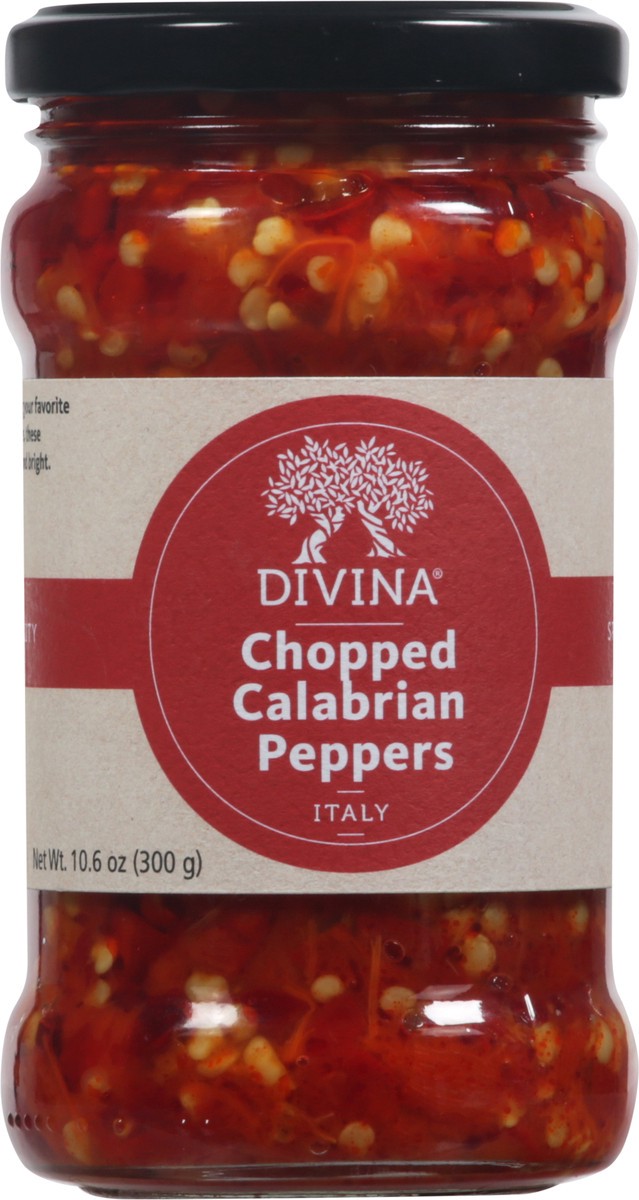 slide 6 of 9, Divina Chopped Calabrian Peppers, 10.2 oz