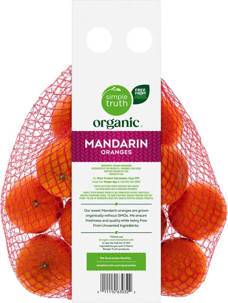 slide 2 of 3, Simple Truth Organic Mandarin Oranges In 2Lb Bag, 2 lb