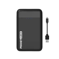 TZUMI Pocket Juice 10K Hyper Charge -10000mAh Battery Power Bank & Portable Charger with 2 USB Ports