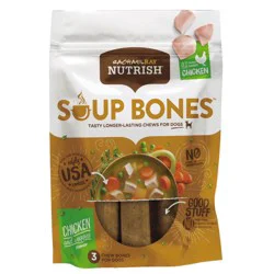 Rachael Ray Nutrish Soup Bones Dog Treats Chicken Veggies