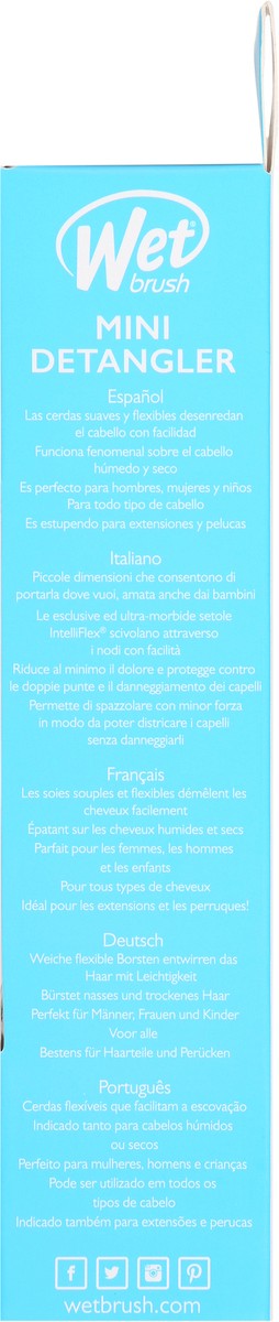 slide 6 of 9, Wet Brush Mini Detangler Brush 1 ea, 1 ct