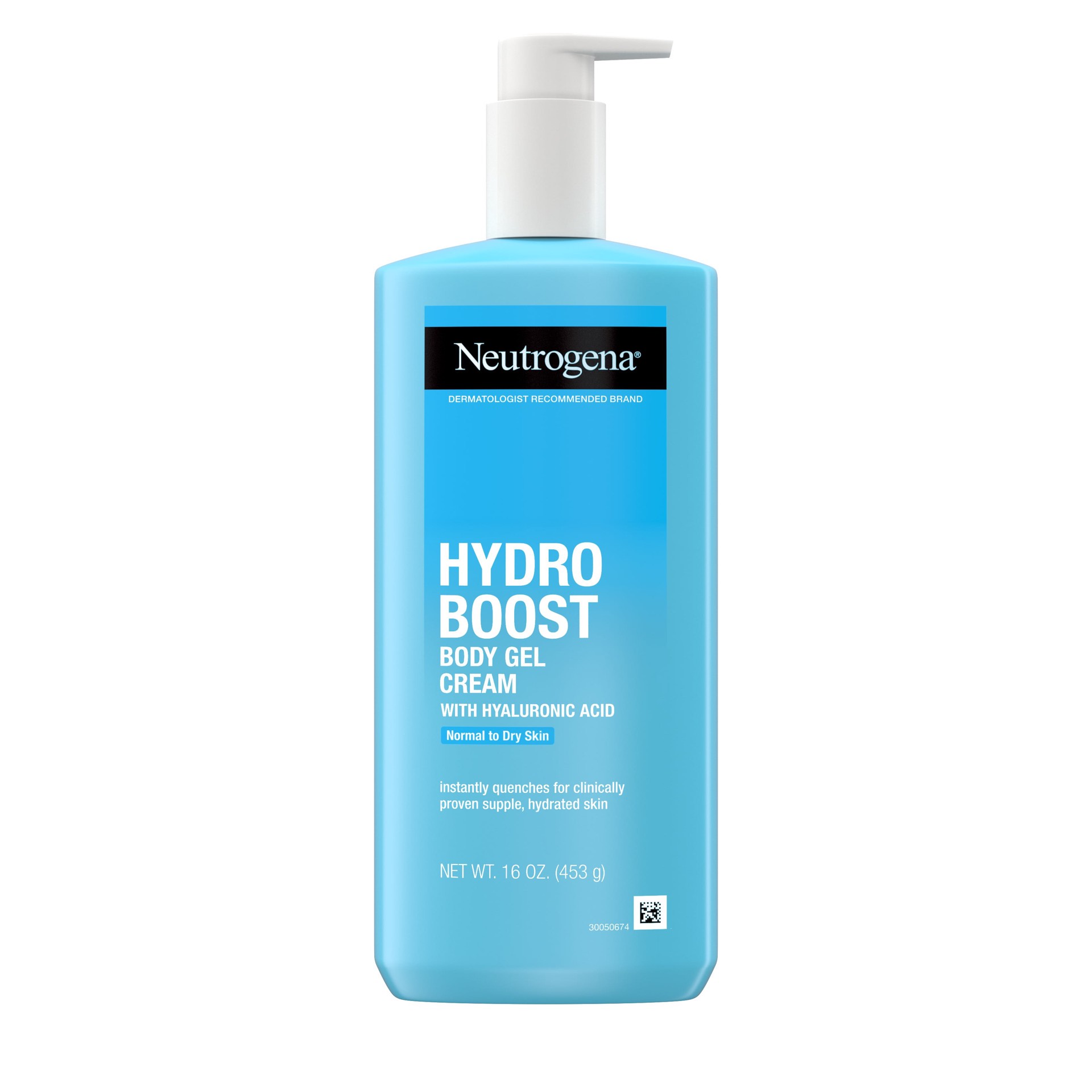slide 1 of 6, Neutrogena Hydro Boost Hydrating Body Gel Cream with Hyaluronic Acid - 16oz, 16 oz
