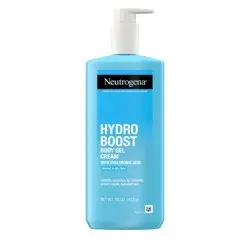 Neutrogena Hydro Boost Hydrating Body Gel Cream with Hyaluronic Acid for Normal to Dry Skin - 16oz