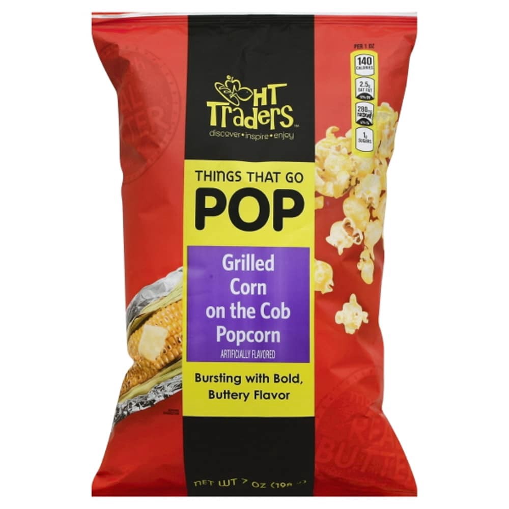 slide 1 of 2, HT Traders™ Grilled Corn on the Cob Popcorn, 7 oz
