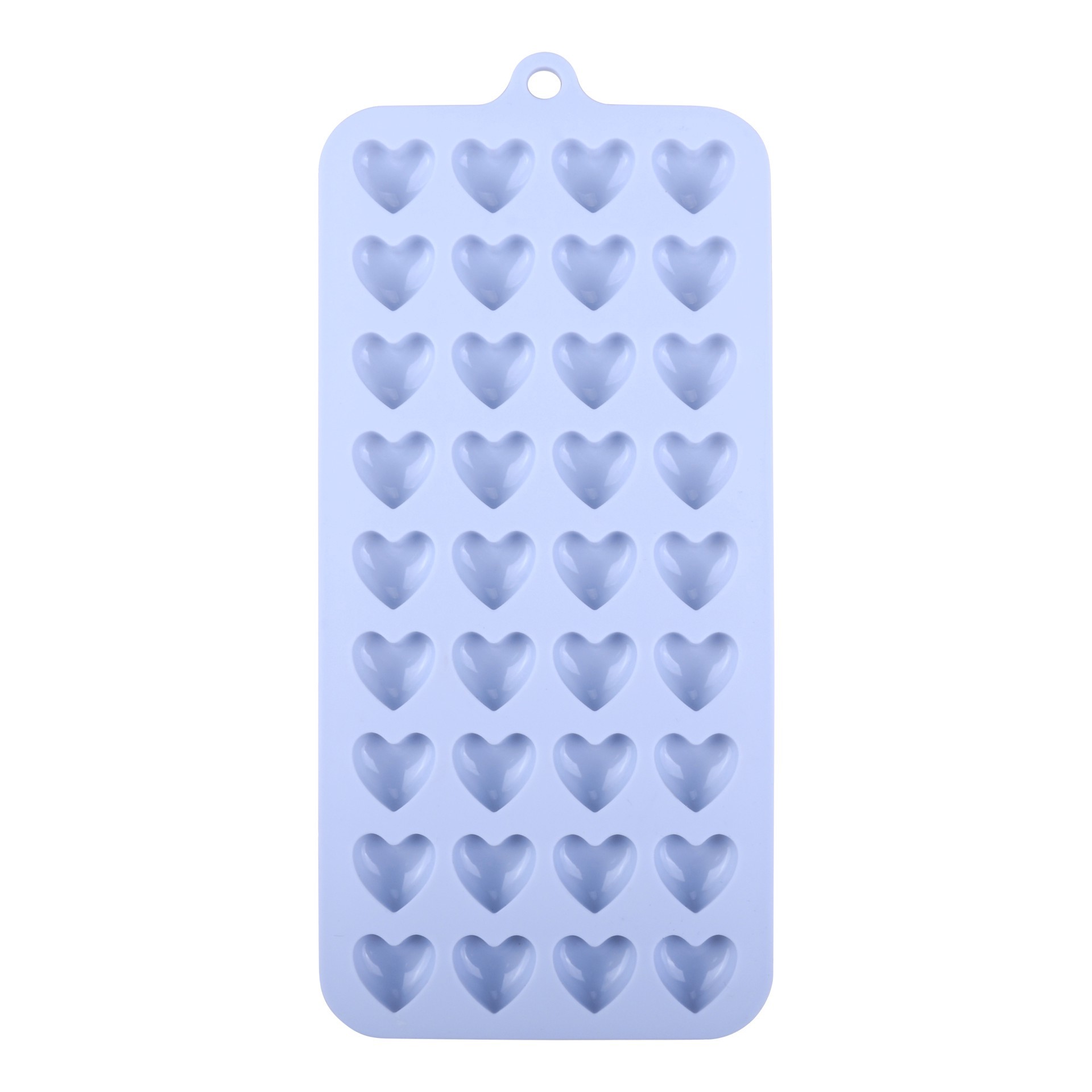 slide 4 of 4, Mini Hearts Silicone Candy Mold By Makery, 8.87 in x 0.59 in