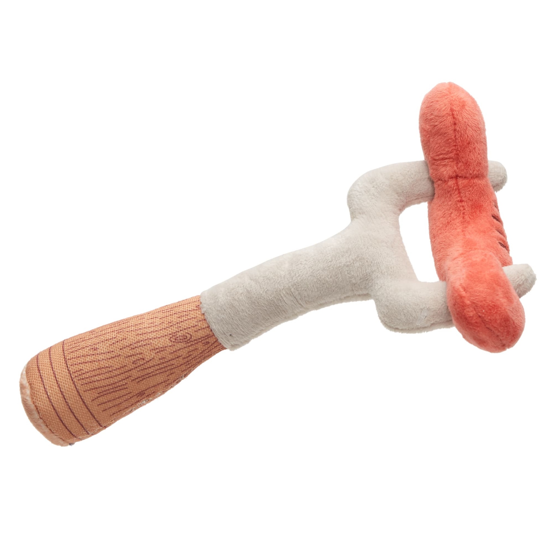 slide 1 of 1, BARK Teeny Weenie Roast Dog Toy, SM