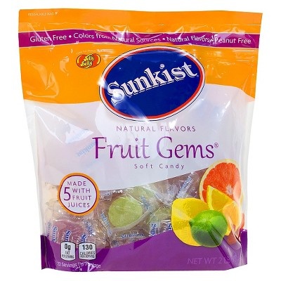 slide 1 of 1, Sunkist Fruit Gems Soft Candy, 32 oz