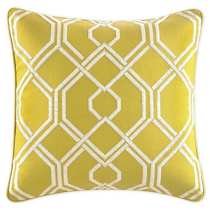 slide 1 of 2, Tommy Bahama Cuba Cabana Trellis Throw Pillow - Moss, 1 ct