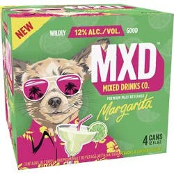 Mxd Margarita 4 Pack Cans