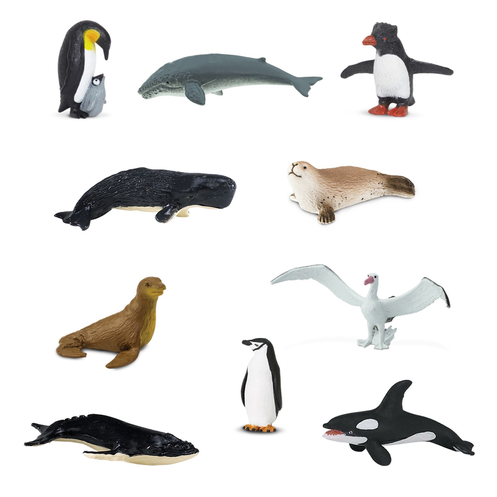 slide 3 of 4, Safari Ltd. Safari Ltd Toob Antarctica, 1.5 in x 1.5 in