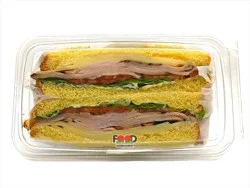 Honey Turkey & Swiss Cheese Sliced Bread