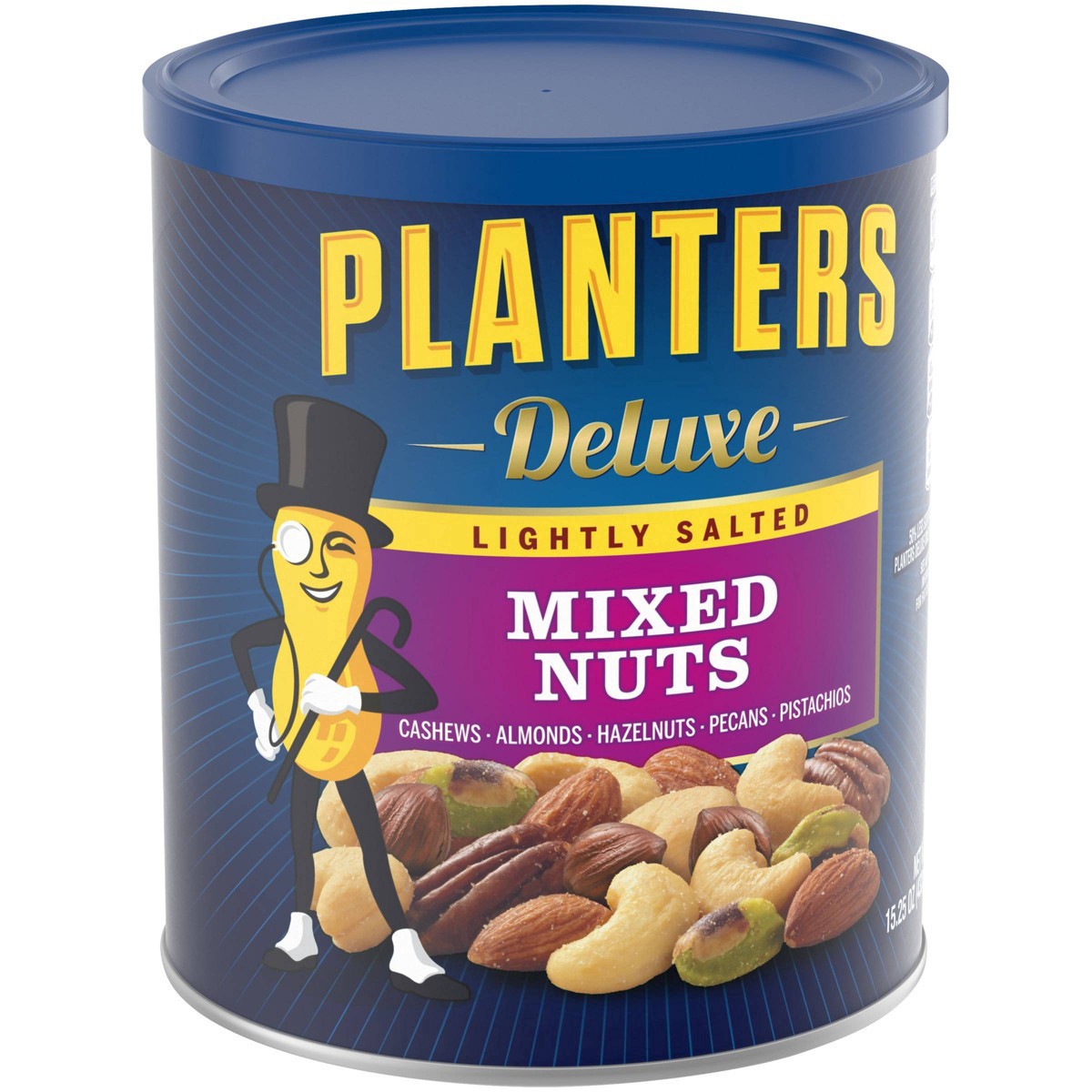 slide 4 of 46, Planters Deluxe Lightly Salted Mixed Nuts 15.25 oz, 15.25 oz