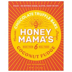 Honey Mama's Coconut Fudge Chocolate Truffle Bar 2.5 oz
